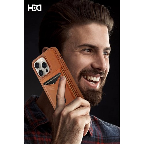 HDD iPhone 15 Pro Max HBC-246 Ottawa Magnet Kartvizitli Standlı Kapak - Lacivert HDD iPhone 15 Pro Max HBC-246 Ottawa Magnet Kartvizitli Standlı Kapak - Lacivert