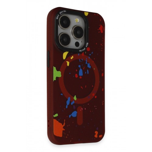 Joko iPhone 14 Pro Colorful Magsafe Kapak - Kırmızı