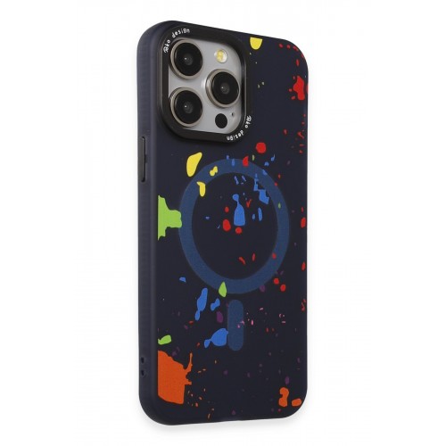 Joko iPhone 14 Pro Max Colorful Magsafe Kapak - Lacivert Joko iPhone 14 Pro Max Colorful Magsafe Kapak - Lacivert