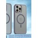 Movenchy iPhone 15 Pro Kılıf Radyant Magsafe Kapak - Titan Gri Movenchy iPhone 15 Pro Kılıf Radyant Magsafe Kapak - Titan Gri