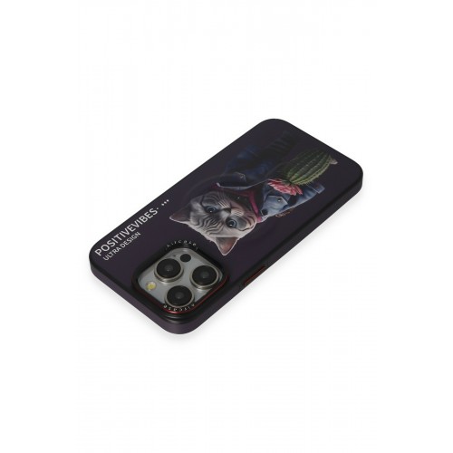 Joko iPhone 15 Pro Fun Magsafe Kapak - Derin Mor Joko iPhone 15 Pro Fun Magsafe Kapak - Derin Mor