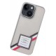 Movenchy iPhone 15 Terra Desenli Kapak - Gri - 1