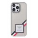 Movenchy iPhone 15 Pro Terra Desenli Kapak - Gri - 1