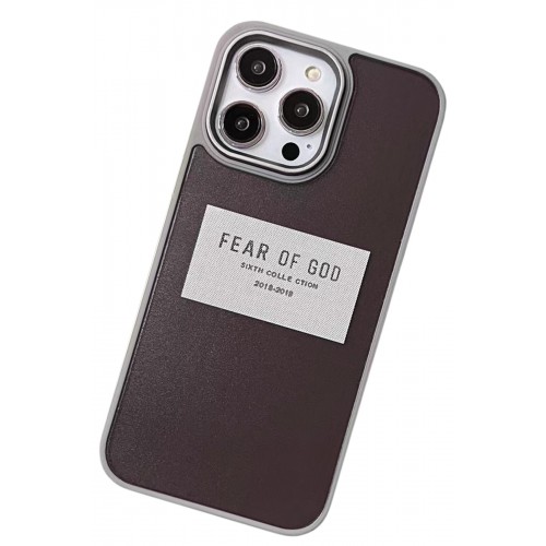 Movenchy iPhone 15 Pro Max Terra Desenli Kapak - Gri - 2 Movenchy iPhone 15 Pro Max Terra Desenli Kapak - Gri - 2
