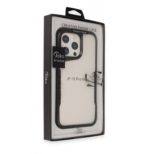 Joko iPhone 15 Pro Craft Kapak - Siyah Joko iPhone 15 Pro Craft Kapak - Siyah