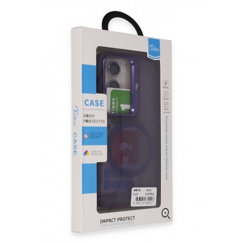 Joko Samsung Galaxy S24 Plus Flet Lens Magsafe Kapak - Derin Mor Joko Samsung Galaxy S24 Plus Flet Lens Magsafe Kapak - Derin Mor