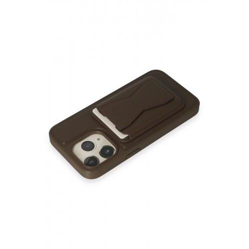 HDD iPhone 14 Pro Max Kılıf HD Deri Luxury Magnet Kartvizitli Kapak - Gri HDD iPhone 14 Pro Max Kılıf HD Deri Luxury Magnet Kartvizitli Kapak - Gri