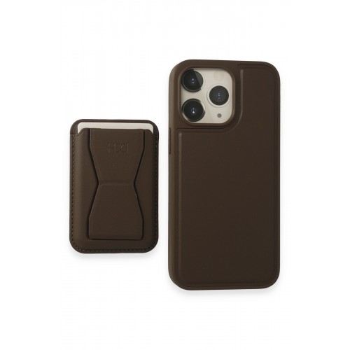 HDD iPhone 14 Pro Max Kılıf HD Deri Luxury Magnet Kartvizitli Kapak - Gri HDD iPhone 14 Pro Max Kılıf HD Deri Luxury Magnet Kartvizitli Kapak - Gri
