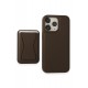 HDD iPhone 14 Pro Max Kılıf HD Deri Luxury Magnet Kartvizitli Kapak - Gri HDD iPhone 14 Pro Max Kılıf HD Deri Luxury Magnet Kartvizitli Kapak - Gri