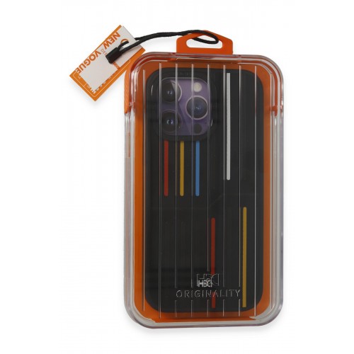 HDD iPhone 14 Pro Max Kılıf HBC-221 Roma Kapak - Siyah HDD iPhone 14 Pro Max Kılıf HBC-221 Roma Kapak - Siyah