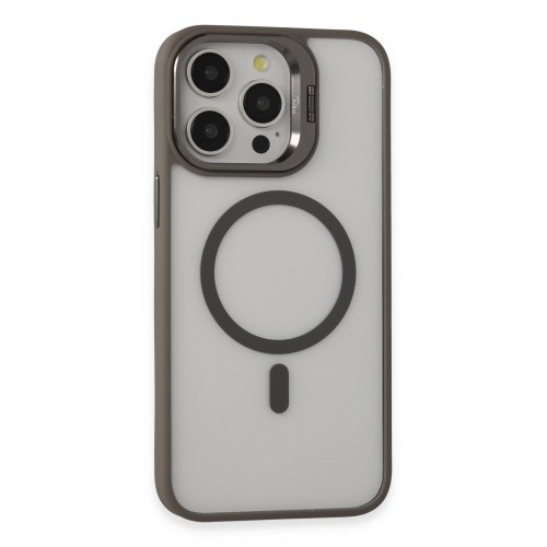Joko iPhone 14 Pro Kılıf Roblox Lens Magsafe Standlı Kapak - Titan Gri