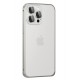 Joko iPhone 15 Pro Max Metal Bumper Mat Kapak - Gri Joko iPhone 15 Pro Max Metal Bumper Mat Kapak - Gri