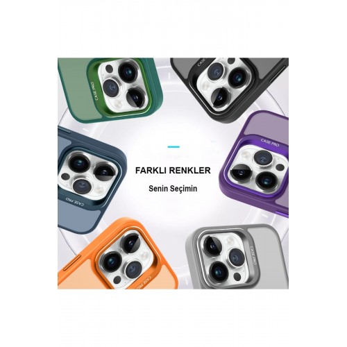 Joko iPhone 14 Pro Kılıf Flet Lens Magsafe Kapak - Koyu Yeşil Joko iPhone 14 Pro Kılıf Flet Lens Magsafe Kapak - Koyu Yeşil