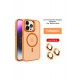 Joko iPhone 15 Pro Max Kılıf Flet Lens Magsafe Kapak - Turuncu Joko iPhone 15 Pro Max Kılıf Flet Lens Magsafe Kapak - Turuncu
