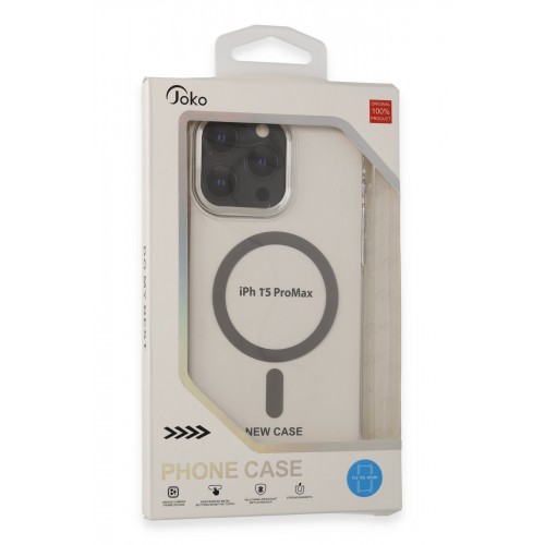 Joko iPhone 15 Pro Max Bubble Magsafe Kapak - Lacivert Joko iPhone 15 Pro Max Bubble Magsafe Kapak - Lacivert