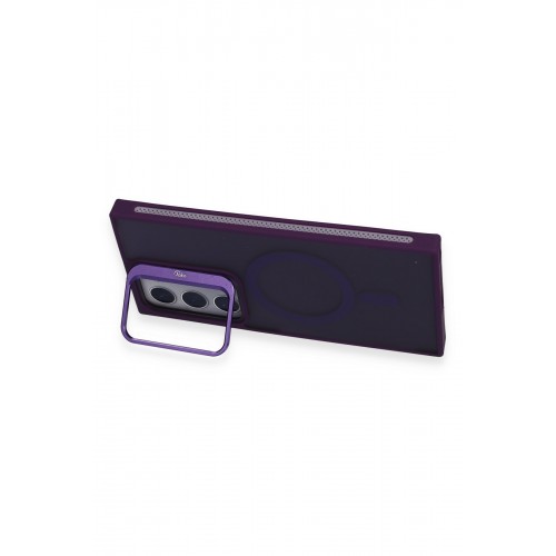 Joko Samsung Galaxy S24 Ultra Flet Lens Magsafe Kapak - Derin Mor Joko Samsung Galaxy S24 Ultra Flet Lens Magsafe Kapak - Derin Mor