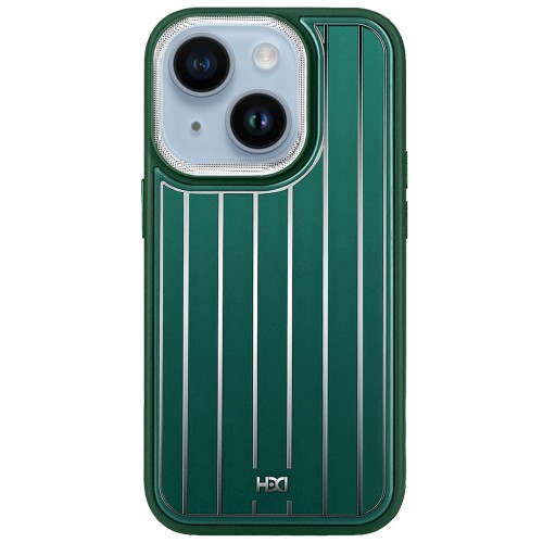 HDD iPhone 14 Kılıf HBC-190 Kolaj Kapak - Koyu Yeşil HDD iPhone 14 Kılıf HBC-190 Kolaj Kapak - Koyu Yeşil