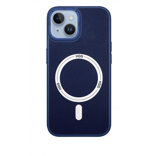 HDD iPhone 15 Kılıf HBC-157 Granada Magneticsafe Kapak - Lacivert HDD iPhone 15 Kılıf HBC-157 Granada Magneticsafe Kapak - Lacivert