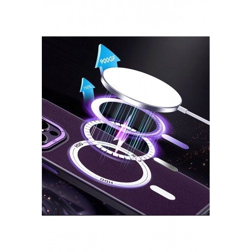 HDD iPhone 15 Kılıf HBC-157 Granada Magneticsafe Kapak - Koyu Yeşil HDD iPhone 15 Kılıf HBC-157 Granada Magneticsafe Kapak - Koyu Yeşil