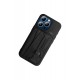 HDD iPhone 15 Pro Kılıf HD Deri Kartvizitli Kapak - Siyah HDD iPhone 15 Pro Kılıf HD Deri Kartvizitli Kapak - Siyah