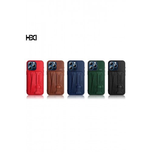 HDD iPhone 15 Pro Kılıf HD Deri Kartvizitli Kapak - Siyah HDD iPhone 15 Pro Kılıf HD Deri Kartvizitli Kapak - Siyah