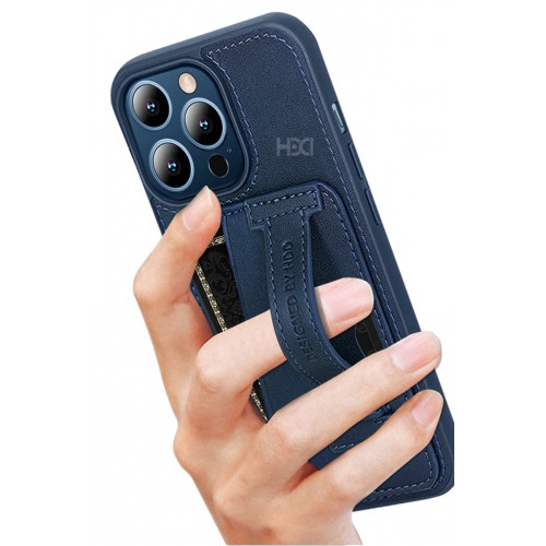 HDD iPhone 15 Pro Kılıf HD Deri Kartvizitli Kapak - Siyah HDD iPhone 15 Pro Kılıf HD Deri Kartvizitli Kapak - Siyah