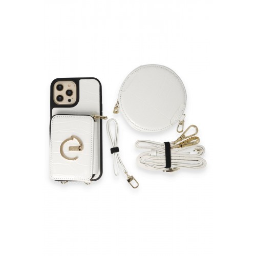 Joko iPhone 13 Pro Kılıf Ermes Kapak - Beyaz Joko iPhone 13 Pro Kılıf Ermes Kapak - Beyaz