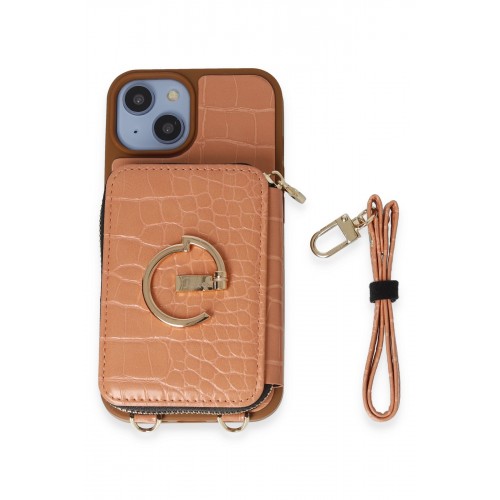 Joko iPhone 14 Kılıf Ermes Kapak - Açık Kırmızı Joko iPhone 14 Kılıf Ermes Kapak - Açık Kırmızı