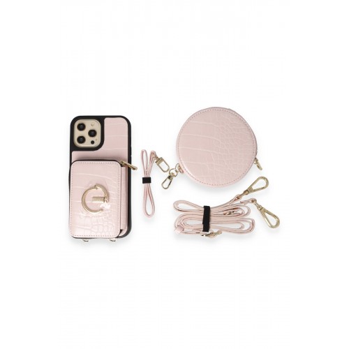 Joko iPhone 14 Pro Kılıf Ermes Kapak - Pembe