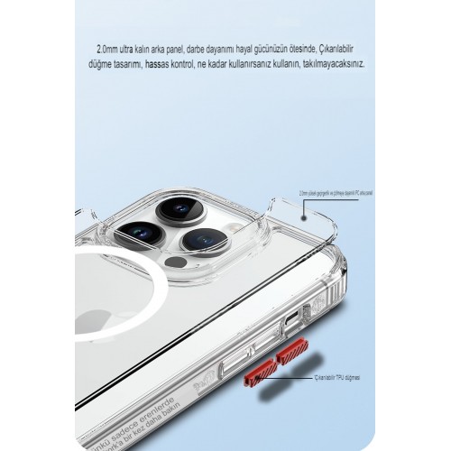 Joko iPhone 13 Pro Max Kılıf Ramos Magsafe Kapak - Siyah Joko iPhone 13 Pro Max Kılıf Ramos Magsafe Kapak - Siyah