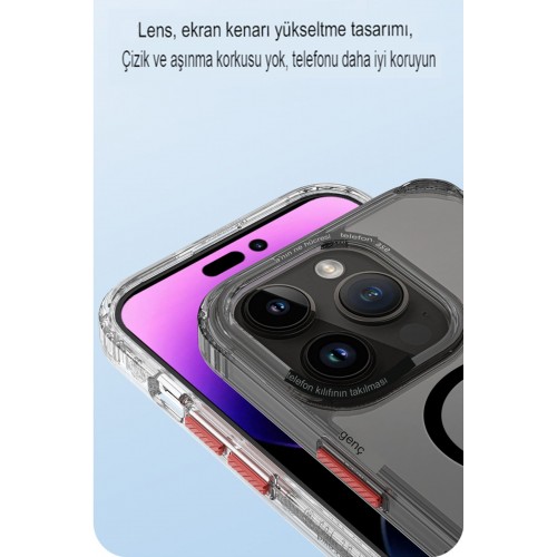 Joko iPhone 14 Kılıf Ramos Magsafe Kapak - Siyah Joko iPhone 14 Kılıf Ramos Magsafe Kapak - Siyah