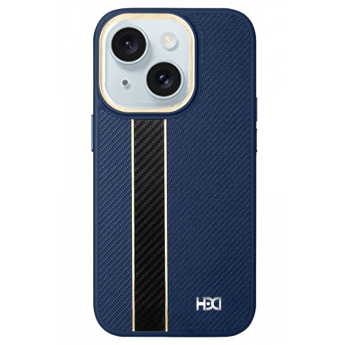 HDD iPhone 15 Kılıf HBC-163 Times Kapak - Lacivert HDD iPhone 15 Kılıf HBC-163 Times Kapak - Lacivert