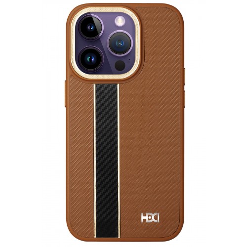 HDD iPhone 15 Pro Kılıf HBC-163 Times Kapak - Kahverengi HDD iPhone 15 Pro Kılıf HBC-163 Times Kapak - Kahverengi