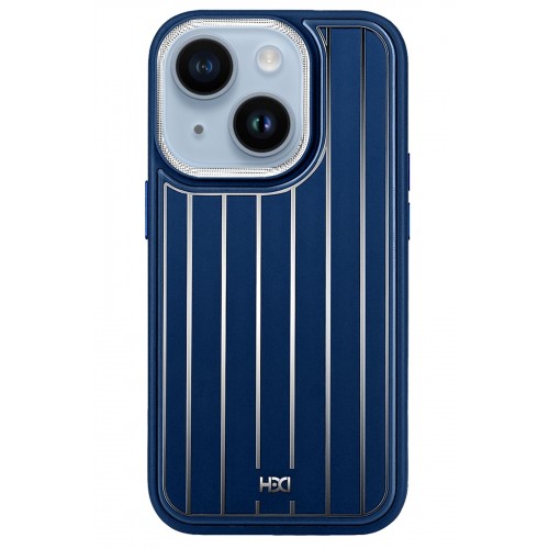 HDD iPhone 15 Kılıf HBC-190 Kolaj Kapak - Lacivert HDD iPhone 15 Kılıf HBC-190 Kolaj Kapak - Lacivert