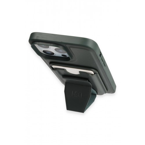 HDD iPhone 14 Pro Max Kılıf HD Deri Luxury Magnet Kartvizitli Kapak - Koyu Yeşil HDD iPhone 14 Pro Max Kılıf HD Deri Luxury Magnet Kartvizitli Kapak - Koyu Yeşil