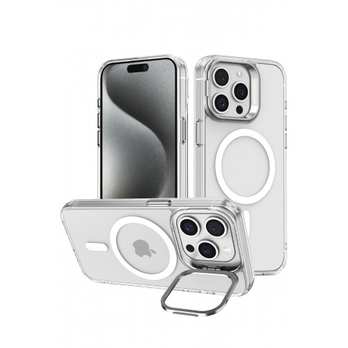 Joko iPhone 15 Pro Max Armor Magsafe Kapak - Şeffaf Joko iPhone 15 Pro Max Armor Magsafe Kapak - Şeffaf