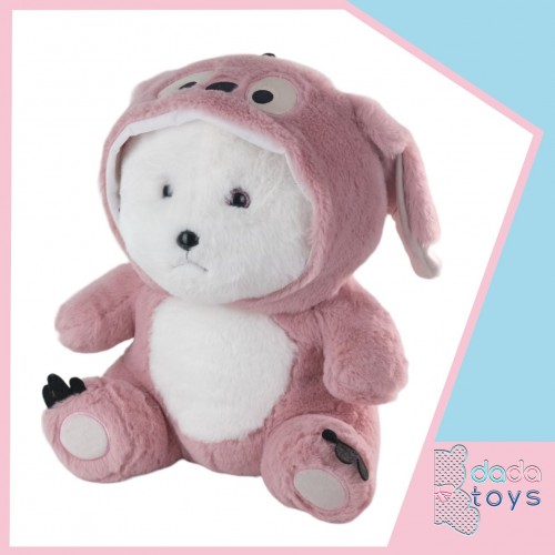AYI UZUN KULAKLI KAPŞONLU UYKU ARKADAŞI 40 CM PEMBE AYI UZUN KULAKLI KAPŞONLU UYKU ARKADAŞI 40 CM PEMBE