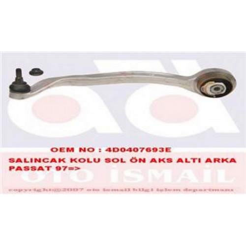 SALINCAK KOLU SOL ALÜMİNYUM [ AUDİ A4 1995- ]