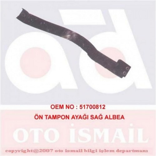 ÖN TAMPON AYAĞI SAĞ ALBEA - PALIO 210020 ÖN TAMPON AYAĞI SAĞ ALBEA - PALIO 210020