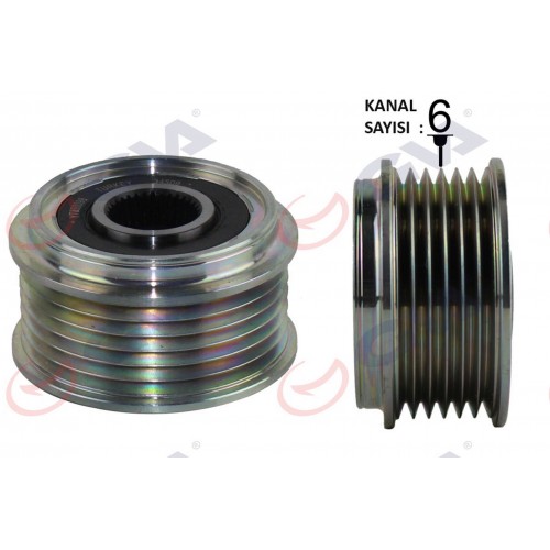 ALTERNATÖR KASNAĞI FOCUS 01-04 -FOCUS II 04- -MONDEO IV 07- -CONNECT 02- 1.8TDCI ALTERNATÖR KASNAĞI FOCUS 01-04 -FOCUS II 04- -MONDEO IV 07- -CONNECT 02- 1.8TDCI