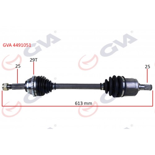 KOMPLE AKS SOL ACCENT ADMIRE 1.3-1.5D 03-06 ABS Lİ 29DİŞ 613mm KOMPLE AKS SOL ACCENT ADMIRE 1.3-1.5D 03-06 ABS Lİ 29DİŞ 613mm