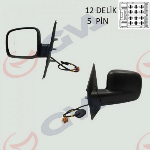 DIŞ DİKİZ AYNASI SOL TRANSPORTER T5 MULTIVAN 04 ELEKTRİKLİ ISITMALI ASFERİK 5 FİŞ VM-373EHAL DIŞ DİKİZ AYNASI SOL TRANSPORTER T5 MULTIVAN 04 ELEKTRİKLİ ISITMALI ASFERİK 5 FİŞ VM-373EHAL