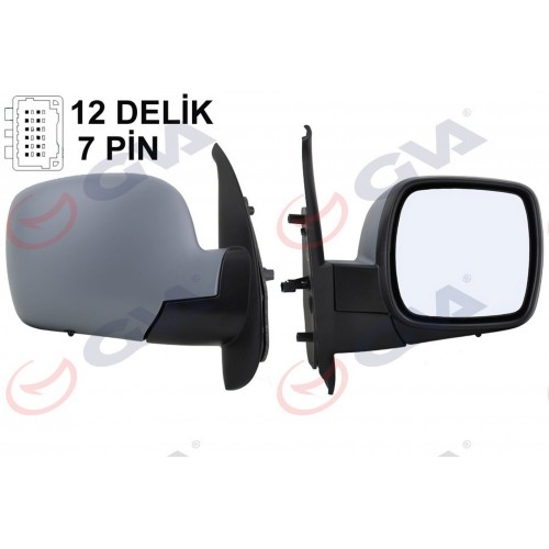DIŞ DİKİZ AYNASI SAĞ KANGOO 08 ELEKTRİKLİ ISITMALI ASTARLI SENSÖRLÜ KONVEKS VM-6131EHPSR DIŞ DİKİZ AYNASI SAĞ KANGOO 08 ELEKTRİKLİ ISITMALI ASTARLI SENSÖRLÜ KONVEKS VM-6131EHPSR