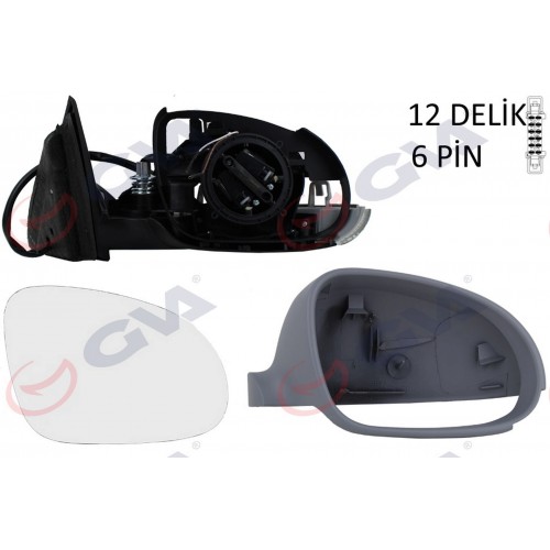 DIŞ DİKİZ AYNASI SAĞ PASSAT 03 ELEKTRİKLİ ISITMALI SİNYALLİ ASTARLI KONVEKS 6 FİŞ VM-199EHPR DIŞ DİKİZ AYNASI SAĞ PASSAT 03 ELEKTRİKLİ ISITMALI SİNYALLİ ASTARLI KONVEKS 6 FİŞ VM-199EHPR
