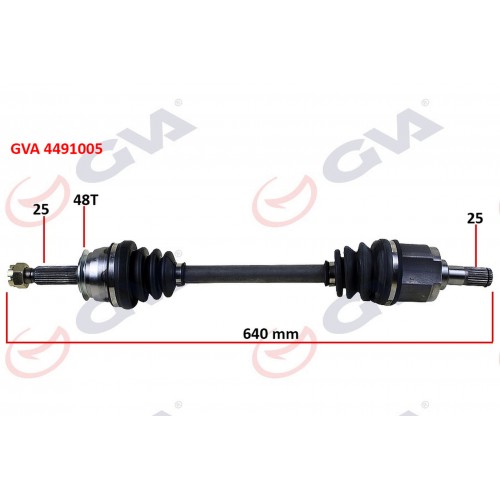 KOMPLE AKS SOL ACCENT ERA 06-12 1.4GL-1.6 GLS ABS Lİ 48DİŞ 640mm KOMPLE AKS SOL ACCENT ERA 06-12 1.4GL-1.6 GLS ABS Lİ 48DİŞ 640mm