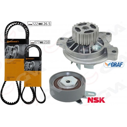DEVİRDAİMLİ TRİGER SETİ 122x26.5 TRANSPORTER T4 2.4D 90-03 AJA K065323XS 2 KAYIŞ 1 GERGİ DEVİRDAİMLİ TRİGER SETİ 122x26.5 TRANSPORTER T4 2.4D 90-03 AJA K065323XS 2 KAYIŞ 1 GERGİ