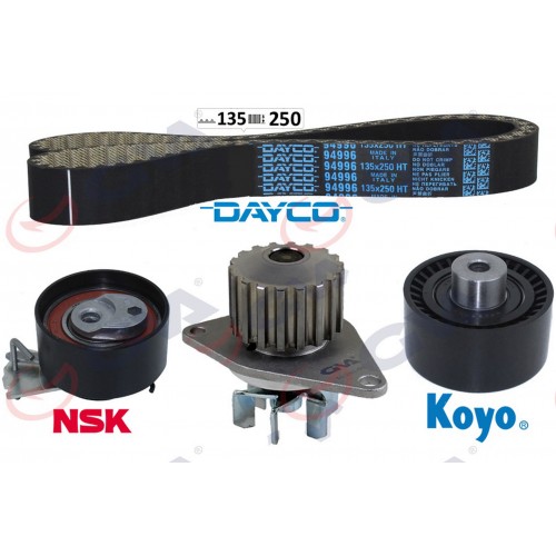 DEVİRDAİMLİ EKSANTRİK GERGİ KİTİ 135x254 P206-207-307-1007-C2-C3-C4 1.4 16V KFU ET3J4 DEVİRDAİMLİ EKSANTRİK GERGİ KİTİ 135x254 P206-207-307-1007-C2-C3-C4 1.4 16V KFU ET3J4
