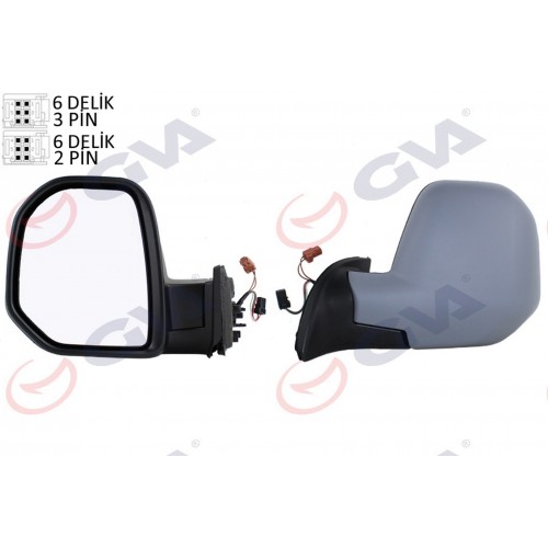 DIŞ DİKİZ AYNASI SOL BERLINGO-PARTNER 08 ELEKTRİKLİ ISITMALI ASTARLI KONVEKS VM-6118EHPL DIŞ DİKİZ AYNASI SOL BERLINGO-PARTNER 08 ELEKTRİKLİ ISITMALI ASTARLI KONVEKS VM-6118EHPL