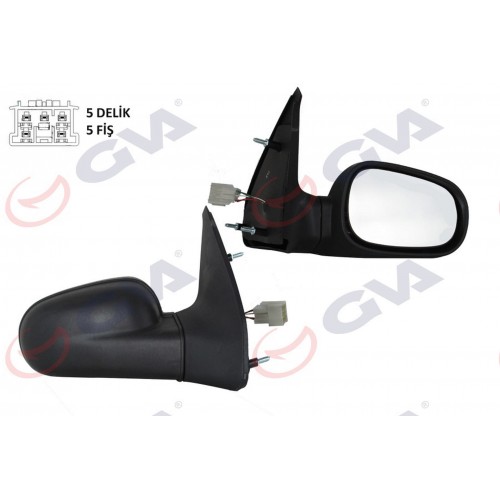 DIŞ DİKİZ AYNASI SAĞ CLIO 94-98 ELEKTRİKLİ ISITMALI BOMBELİ CAM 5 FİŞ VM-126EHR DIŞ DİKİZ AYNASI SAĞ CLIO 94-98 ELEKTRİKLİ ISITMALI BOMBELİ CAM 5 FİŞ VM-126EHR