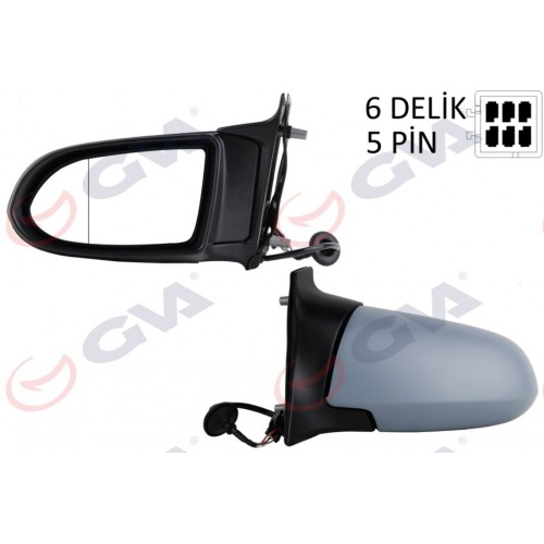 DIŞ DİKİZ AYNASI SOL ZAFIRA A 99 ELEKTRİKLİ ISITMALI ASTARLI ASFERİK 5 FİŞ VM-169EHPL 6207077 DIŞ DİKİZ AYNASI SOL ZAFIRA A 99 ELEKTRİKLİ ISITMALI ASTARLI ASFERİK 5 FİŞ VM-169EHPL 6207077